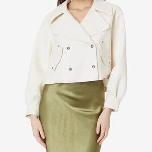 NWT We The Free Alexis Vegan Moto Jacket (Cream - Size Large